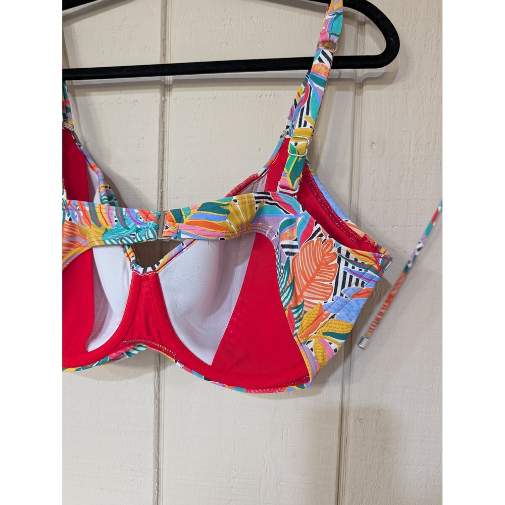 Birdsong Wild Tropic Bikini Set Colorful Skirt 38G/XL - Picture 8 of 16